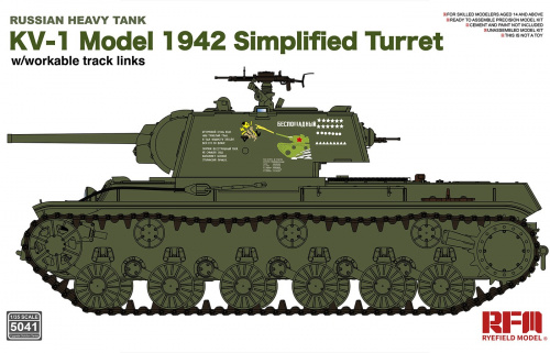 Советский танк КВ-1 обр.1942 г., упрощенная башня, [RM5041]