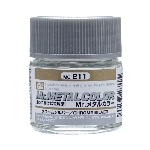 Кр.акр. на раств. CHROME SILVER METALLIC (10мл)