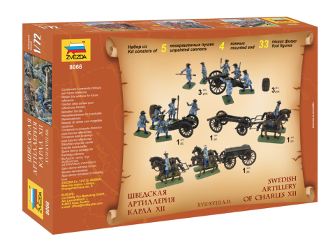 Шведская артиллерия, 1:72