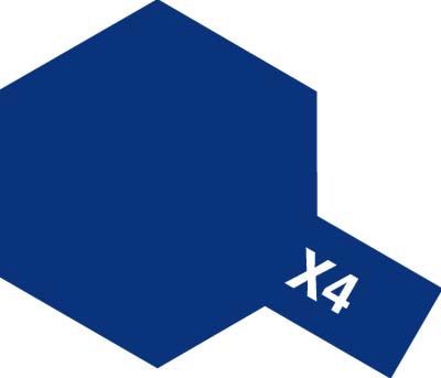 Краска эмал. X-4 blue (10 мл)