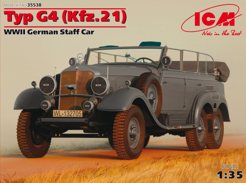 Typ G4 (Kfz.21), Германский штабной автомобиль ІІ МВ, 1:35, (35538)