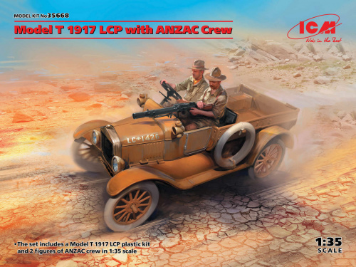 Model T 1917 LCP с экипажем ANZAC, 1:35, (35668)