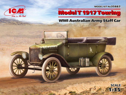 Модель T 1917 Туринг, Штабной автомобиль армии Австралии І МВ, 1:35, (35667)