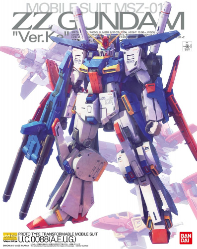 Робот MG MSZ-01 ZZ GUNDAM "Ver.Ka", 1:100, (5063151)