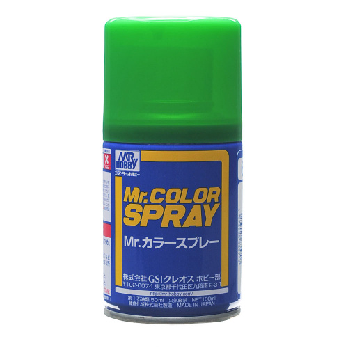 Краска-спрей Mr.Hobby BRIGHT GREEN (100мл)