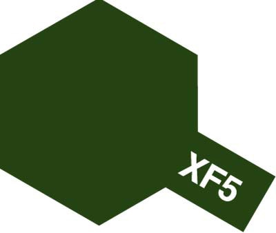 Краска эмал. XF-5 flat green (10 мл)
