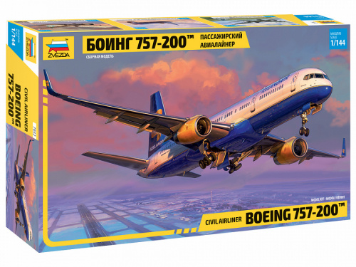 Пассажирский авиалайнер "Боинг-757-200", 1:144