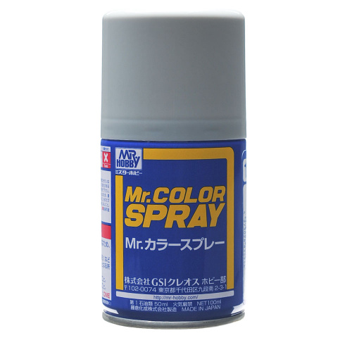 Краска-спрей Mr.Hobby LIGHT BLUE RLM76 (100мл)