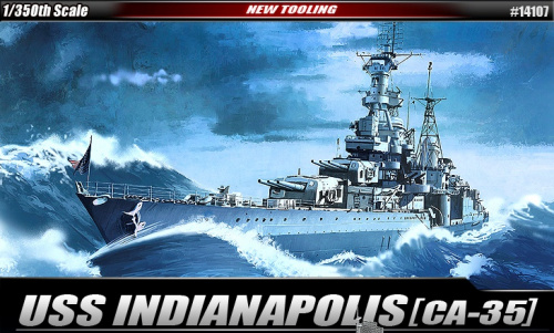 Корабль USS CA -35 "INDIANAPOLIS", 1/350
