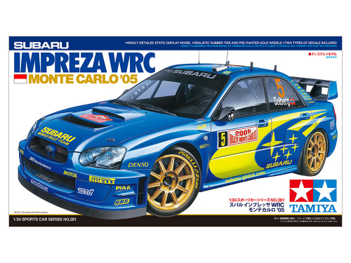 А/м Subaru Impreza WRC Monte Carlo 2005 1/24