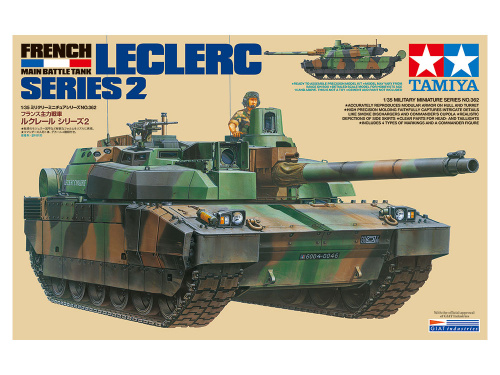 Французский основной танк Leclerc Series 2, с фигурой командира, 1/35