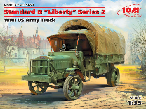 Standard B Liberty 2-й серии, Американский грузовой автомобиль І МВ, 1:35, (35651)
