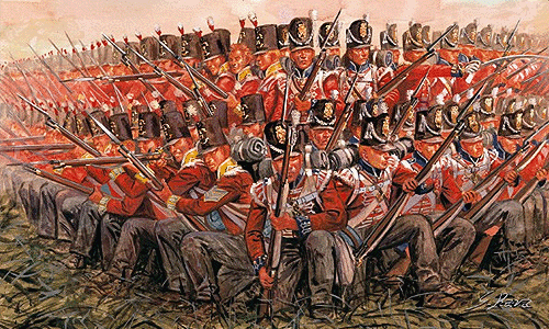 Солдатики NAPOLEONIC WARS - BRITISH INFANTRY 1815