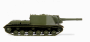 Советское штурмовое орудие ИСУ-152, 1:100