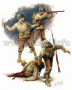 Американская пехота 1944 года, 1:35, (MB3521)