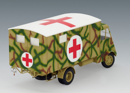 Lastkraftwagen 3.5 AHN с будкой, Германская военная машина скорой помощи 2 МВ, 1:35, (35417)