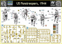 Американские парашютисты, 1944, 1:35, (MB35219)