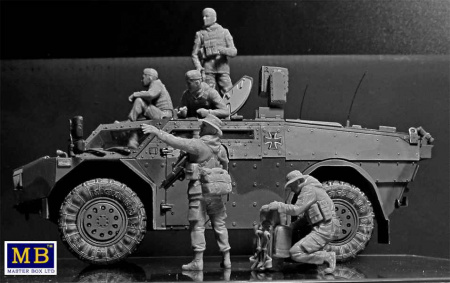 Бундесвер. Немецкие военнослужащие, наши дни, 1:35, (MB35195)