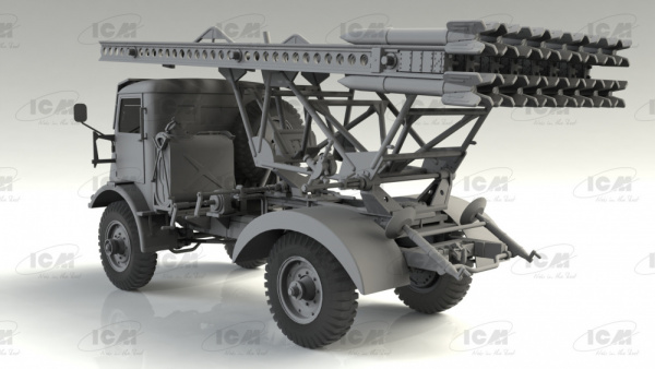 БМ-13-16 на шасси W.O.T. 8, Советская РСЗО II МВ, 1:35, [35591]