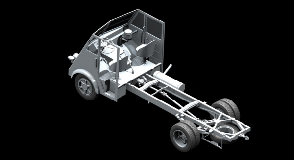 Lastkraftwagen 3,5 t AHN, грузовой автомобиль германской армии 2МВ, 1:35, (35416)