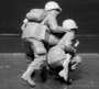 Фигуры Американские и немецкие десантники, юг Европы, 1944», 1:35, (MB35157)