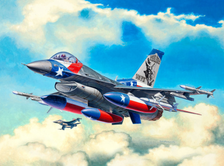 Многоцелевой истребитель F-16C Fighting Falcon "Боевой Сокол", 1:144, [03992]