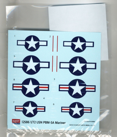 Самолёт USN PBM-5A MARINER, (1:72), (12586)