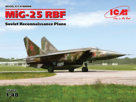 МиГ-25 РБФ, Советский самолет-разведчик, 1:48, (48904)