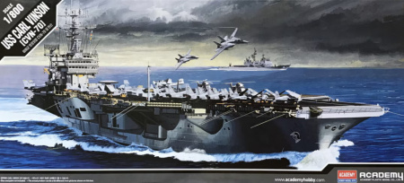 Авианосец USS Carl Vinson (CVN-70), 1:800