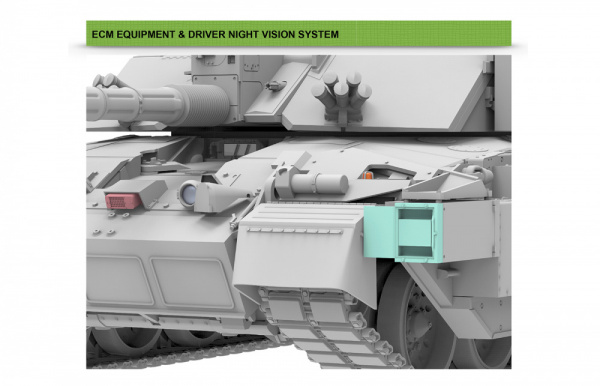 Британский основной боевой танк Challenger 2 TES с рабочими траками, 1:35, [RM5039]
