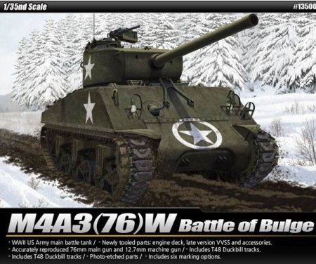 Танк M4A3 (76)W, 1/35