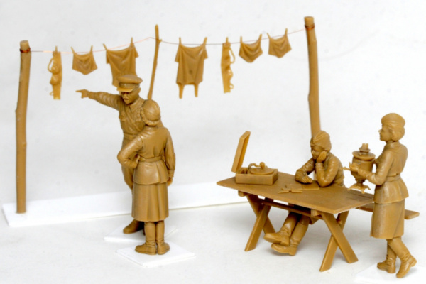Советские женщины-военнослужащие, 1941-1942 г. ("А зори здесь тихие"), 1:35, (35621)