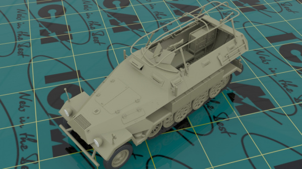 Sd.Kfz.251/6 Ausf.A с экипажем, 1:35, (35104)