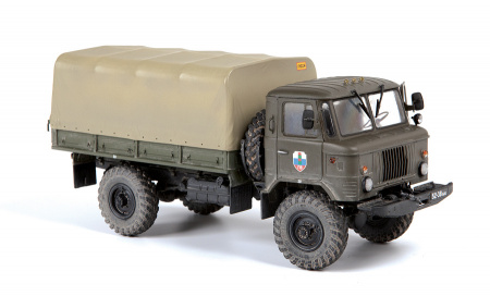 Советский грузовой автомобиль ГАЗ-66, 1:35, [3707]