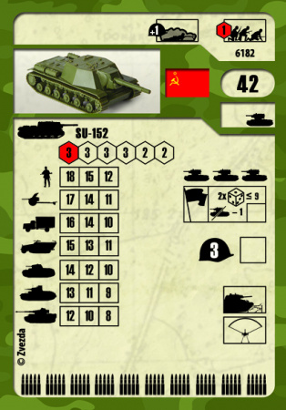 Советская САУ "СУ-152"Зверобой"", 1:100