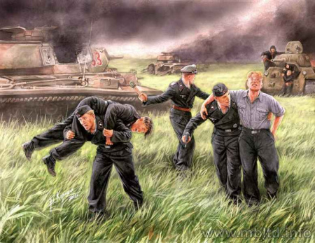 Немецкая танковая команда, Курск, 1943г., 1:35, (MB3536)