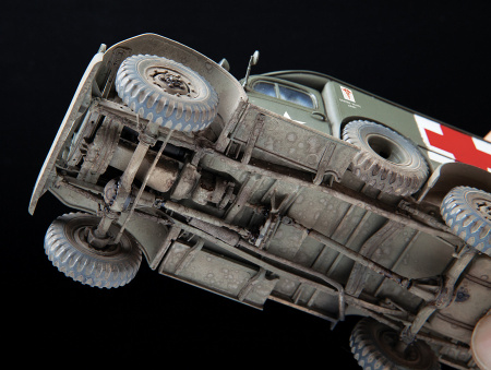 Американский армейский автомобиль WC-54 Медицинский, 1:35, [3711]