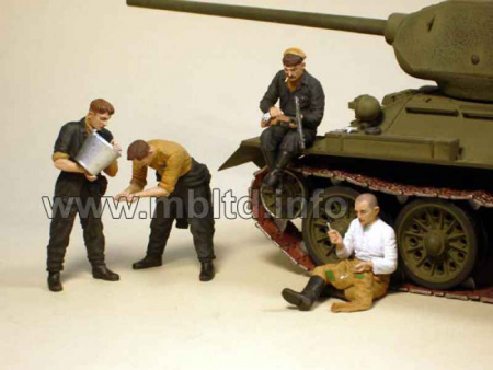 Русские танкисты 1943-1944г., 1:35, (MB3535)