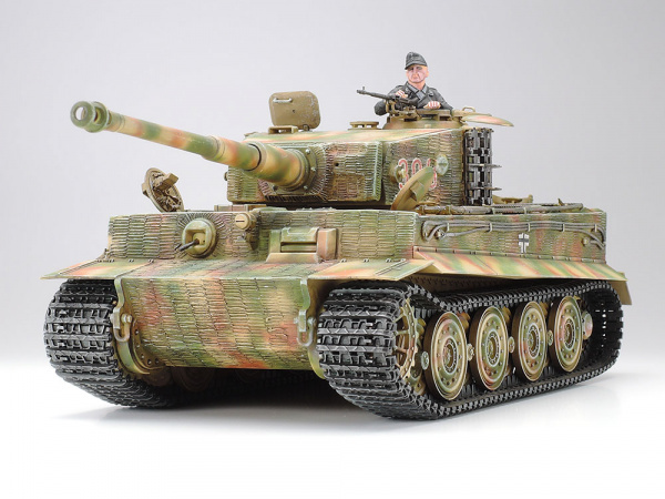 Танк T-VI ТИГР-I (поздний) +1 фигура, 1/35