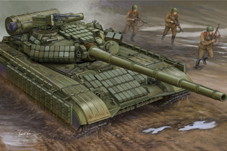 Советский ОБТ Т-64АВ мод. 1984г, 1:35, [01580]