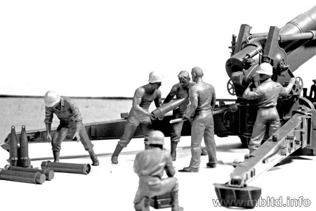 Артиллерийский расчет, США, 1:35, (MB3577)