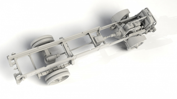 Standard B Liberty 2-й серии, Американский грузовой автомобиль І МВ, 1:35, (35651)