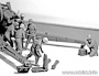 Артиллерийский расчет, США, 1:35, (MB3577)