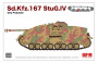 Немецкая самоходно-артиллерийская установка Sd.Kfz.167 StuG.IV, раннего производства с рабочими траками, без интерьера, 1:35, [RM5060]