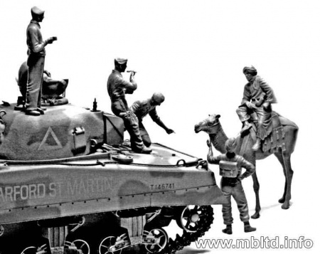 Фигуры Содружество AFV Экипаж, 1:35, (MB3564)