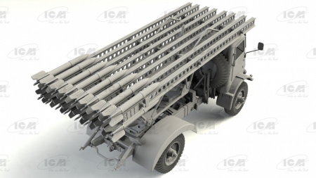 БМ-13-16 на шасси W.O.T. 8, Советская РСЗО II МВ, 1:35, [35591]