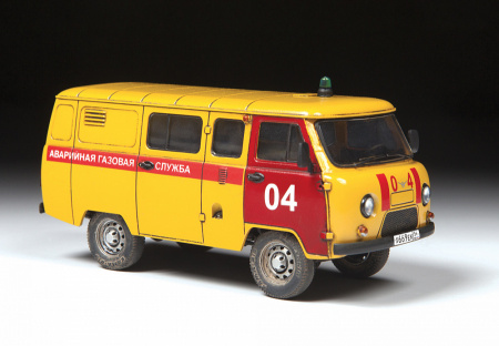 УАЗ-3909 "Буханка". Аварийная газовая служба., 1:43, [43003]