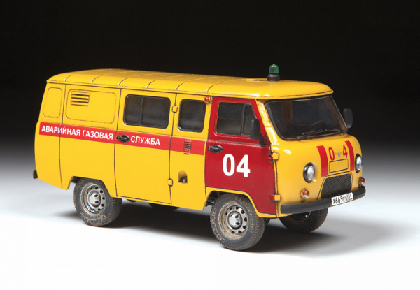 УАЗ-3909 "Буханка". Аварийная газовая служба., 1:43, [43003]