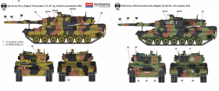 Танк German Army Leopard 2A4, 1:72, [13428]