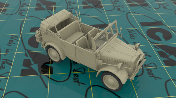 Группа армий «Центр» лето 1941 г. (Kfz.1, Typ L3000S, германская пехота (4 фигуры), германские водители (4 фигуры)), 1:35, (DS3502)